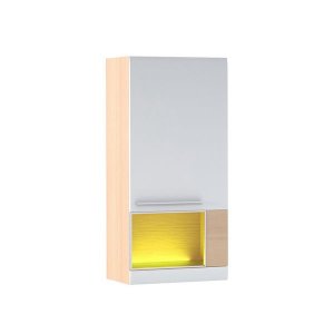 Шкаф настенный со стеклом правый Lumio 1