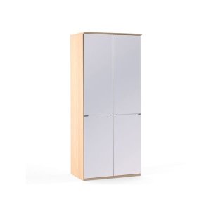 Шкаф платяной 2-х дверный с зеркалами Uno