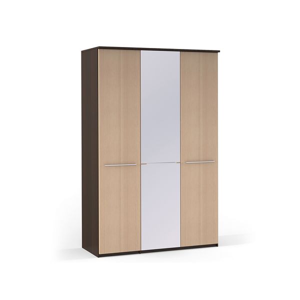 Шкаф платяной 3-х дверный с зеркалом Uno